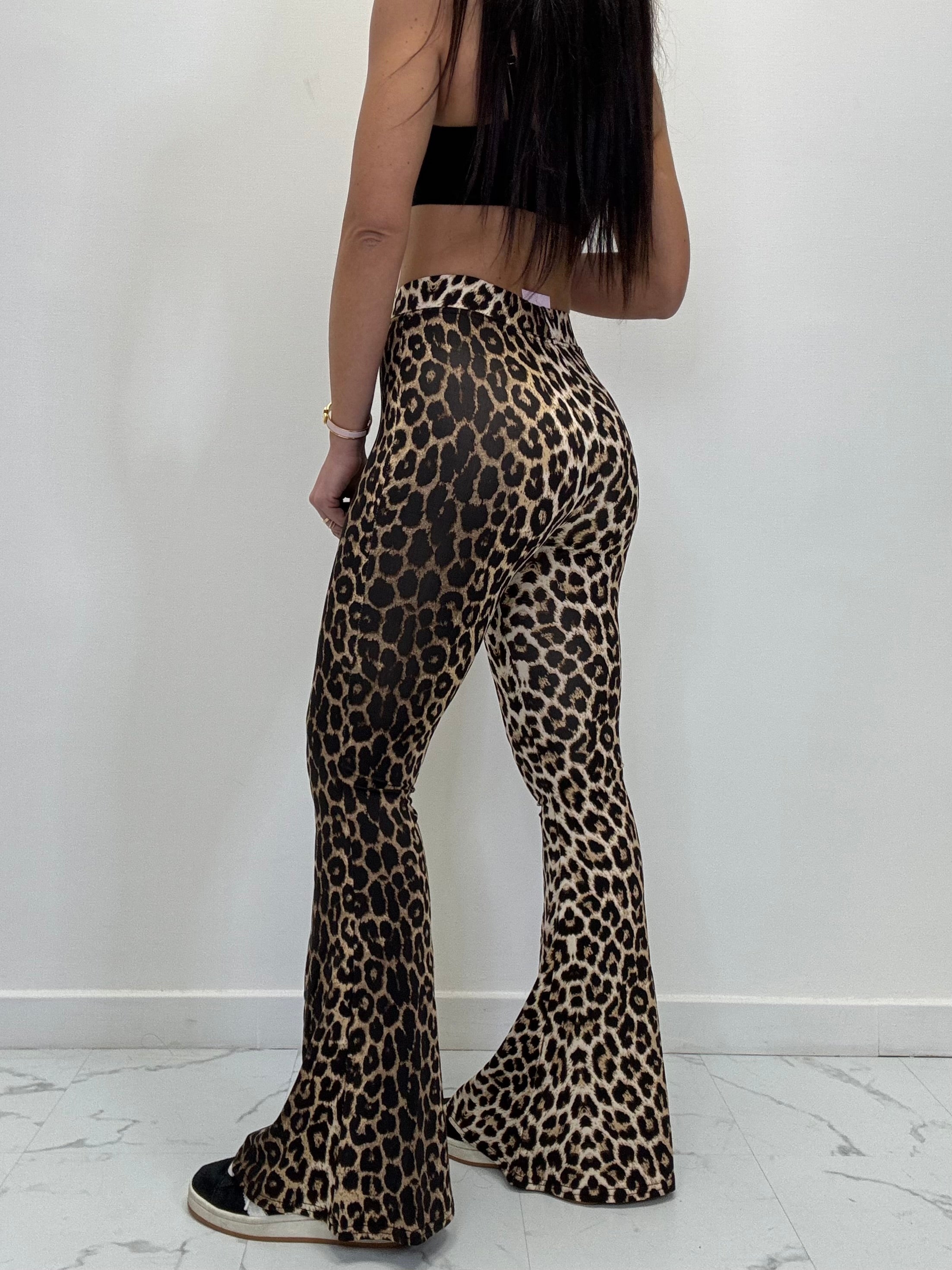 LEGGINS A ZAMPA IN VISCOSA LEO 028-ST